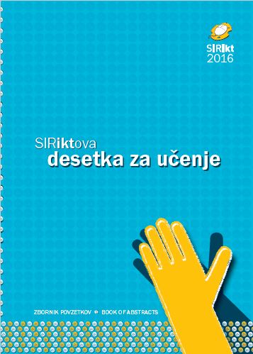 Zbornik povzetkov prispevkov SIRikt 2016